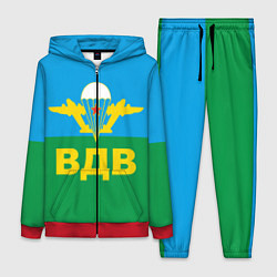 Женский 3D-костюм ВДВ - символика, цвет: 3D-красный