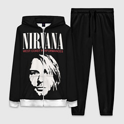 Женский 3D-костюм Nirvana - Kurt Cobain, цвет: 3D-белый