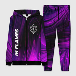 Женский 3D-костюм In Flames violet plasma, цвет: 3D-черный