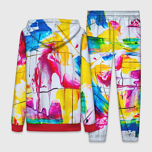 Женский костюм Красочный принт / 3D-Красный – фото 2