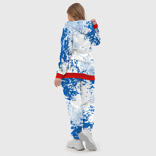 Женский костюм Subaru blue logo / 3D-Красный – фото 5