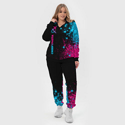 Женский 3D-костюм CreepyPasta - neon gradient: по-вертикали, цвет: 3D-черный — фото 2