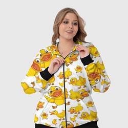 Женский 3D-костюм Yellow ducklings, цвет: 3D-черный — фото 2