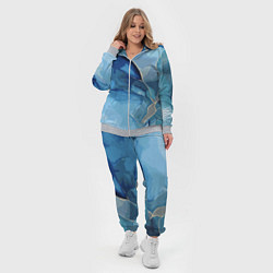 Женский 3D-костюм Глубокая синева, цвет: 3D-меланж — фото 2