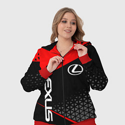 Женский 3D-костюм Lexus - red sportwear, цвет: 3D-красный — фото 2