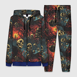 Женский 3D-костюм Нечистый дух, цвет: 3D-синий