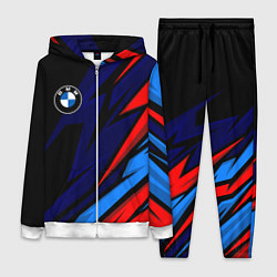 Женский 3D-костюм BMW - m colors and black, цвет: 3D-белый