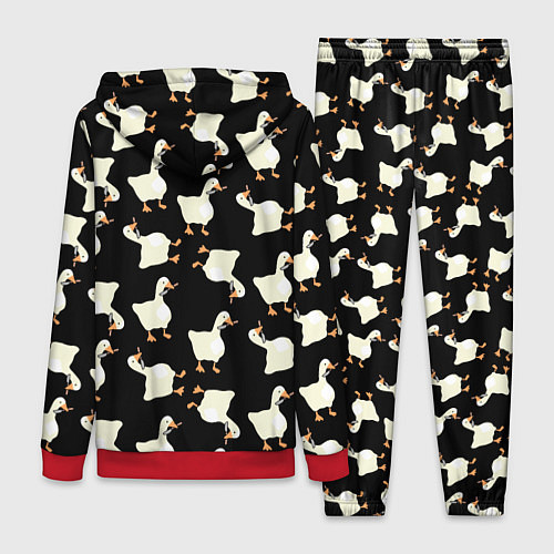 Женский костюм Паттерн с гусями / 3D-Красный – фото 2