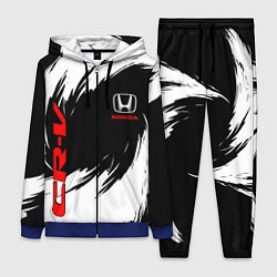 Женский 3D-костюм Honda - белые краски, цвет: 3D-синий