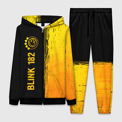 Женский 3D-костюм Blink 182 - gold gradient: по-вертикали, цвет: 3D-черный