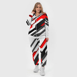 Женский 3D-костюм Mass effect - white uniform n7, цвет: 3D-белый — фото 2