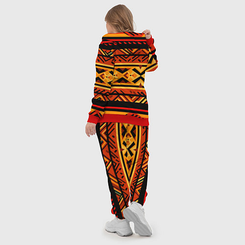 Женский костюм Узор в этническом стиле масаев / 3D-Красный – фото 5