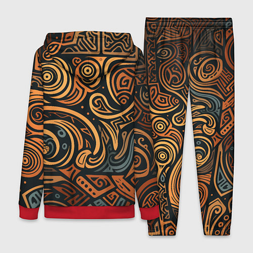 Женский костюм Узор в викингском стиле / 3D-Красный – фото 2