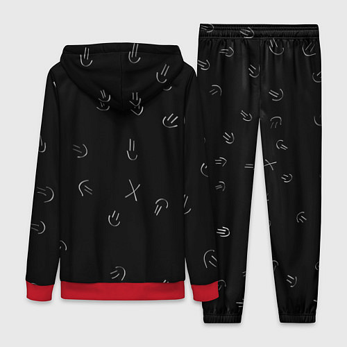 Женский костюм Один такой грустный / 3D-Красный – фото 2