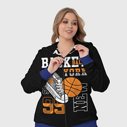 Женский 3D-костюм Basketball New York, цвет: 3D-синий — фото 2