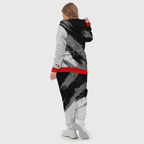 Женский костюм N7 - mass effect monochrome / 3D-Красный – фото 5