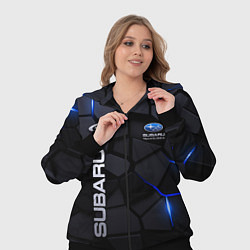 Женский 3D-костюм Subaru - плиты с эффектом свечения, цвет: 3D-черный — фото 2