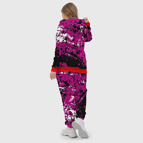 Женский костюм Фиолетовая иллюстрация / 3D-Красный – фото 5
