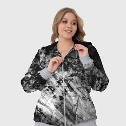 Женский 3D-костюм Чёрный мрамор, цвет: 3D-меланж — фото 2