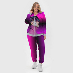 Женский 3D-костюм Lil Peep фиолетовый лук, цвет: 3D-меланж — фото 2