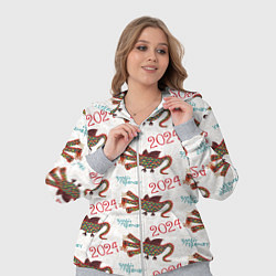 Женский 3D-костюм Паттерн с русским драконом, цвет: 3D-меланж — фото 2