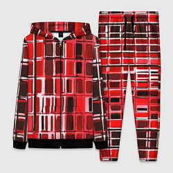 Женский костюм Красные прямоугольники