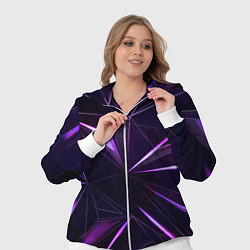 Женский 3D-костюм Фиолетовый хрусталь, цвет: 3D-белый — фото 2