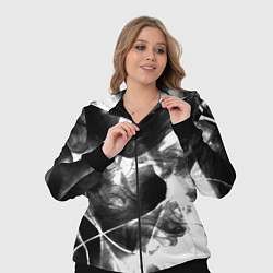 Женский 3D-костюм Черный дым и паттерны, цвет: 3D-черный — фото 2