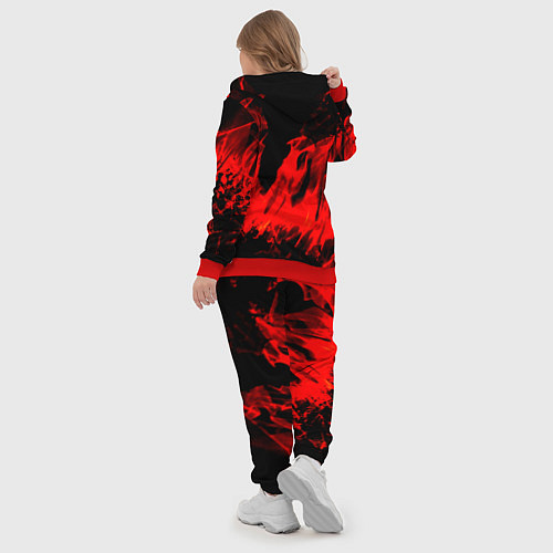 Женский костюм Красное пламя / 3D-Красный – фото 5