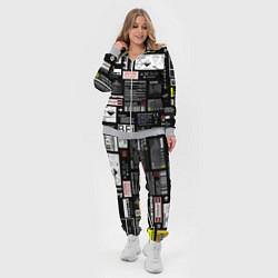 Женский 3D-костюм Инженерные шильдики, цвет: 3D-меланж — фото 2