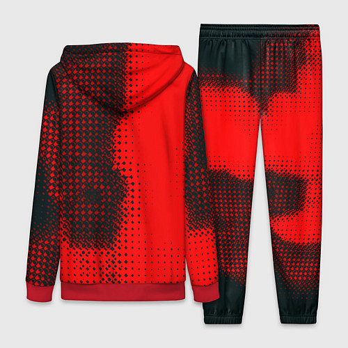 Женский костюм Россия герб спорт краски / 3D-Красный – фото 2