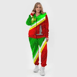 Женский 3D-костюм Флаг Зеленограадского АО, цвет: 3D-красный — фото 2