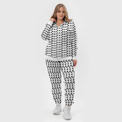 Женский 3D-костюм BAP kpop steel pattern, цвет: 3D-белый — фото 2