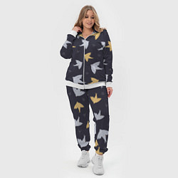 Женский 3D-костюм Узор с птицами, цвет: 3D-белый — фото 2