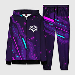 Женский 3D-костюм Warframe neon gaming, цвет: 3D-черный
