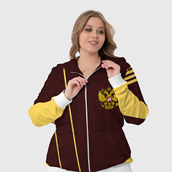 Женский 3D-костюм Россия спорт стиль ссср, цвет: 3D-белый — фото 2