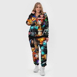 Женский 3D-костюм Roblox game, цвет: 3D-черный — фото 2