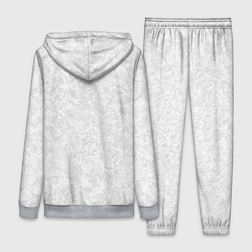 Женский костюм Светло-серый текстура / 3D-Меланж – фото 2