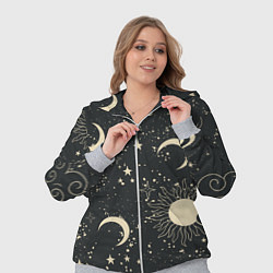 Женский 3D-костюм Звёздная карта с лунами и солнцем, цвет: 3D-меланж — фото 2