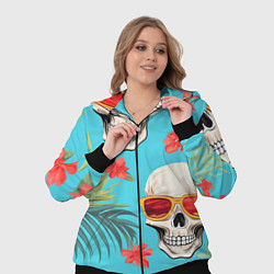 Женский 3D-костюм Черепа в отпуске, цвет: 3D-черный — фото 2