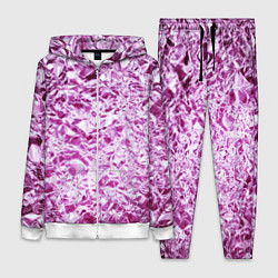 Женский костюм Сверкающая розовая фактура фольги