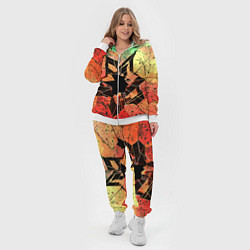 Женский 3D-костюм Кислотное разбитое стекло, цвет: 3D-белый — фото 2