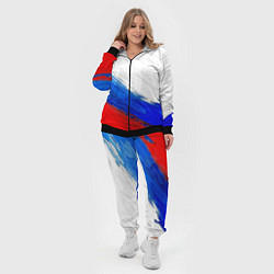 Женский 3D-костюм Триколор красками, цвет: 3D-черный — фото 2