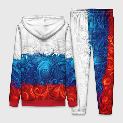 Женский костюм Орнамент триколор / 3D-Красный – фото 2