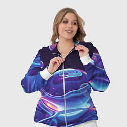 Женский 3D-костюм Космические мыльные пузыри, цвет: 3D-белый — фото 2