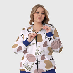 Женский 3D-костюм Пятна и семена, цвет: 3D-синий — фото 2