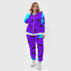 Женский 3D-костюм Fortnite neon steel colors epic, цвет: 3D-белый — фото 2