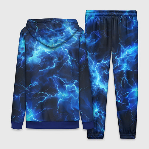 Женский костюм Элементаль энергии текстура / 3D-Синий – фото 2