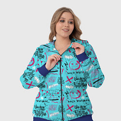 Женский 3D-костюм We are the future - граффити, цвет: 3D-синий — фото 2