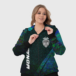 Женский 3D-костюм Monaco glitch blue, цвет: 3D-черный — фото 2